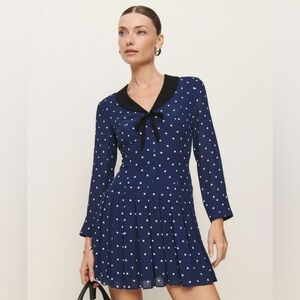 Reformation Tamia Polka Dot Dress